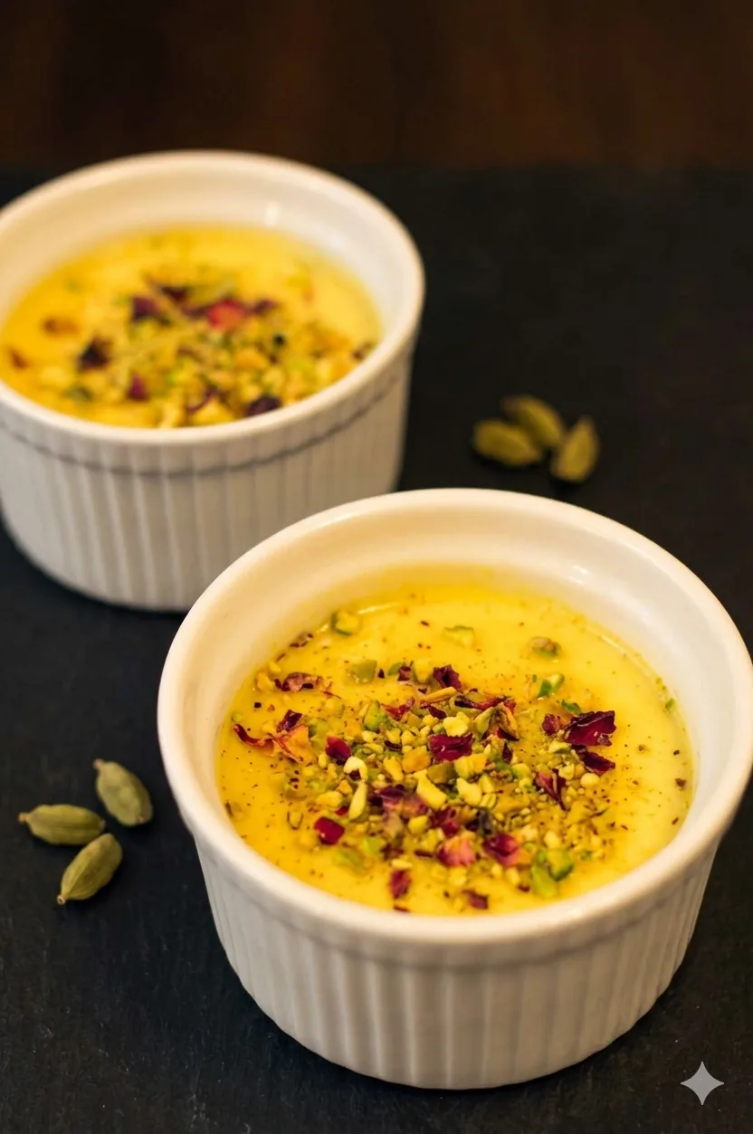 Saffron & Cardamom ‎Mahalabiya